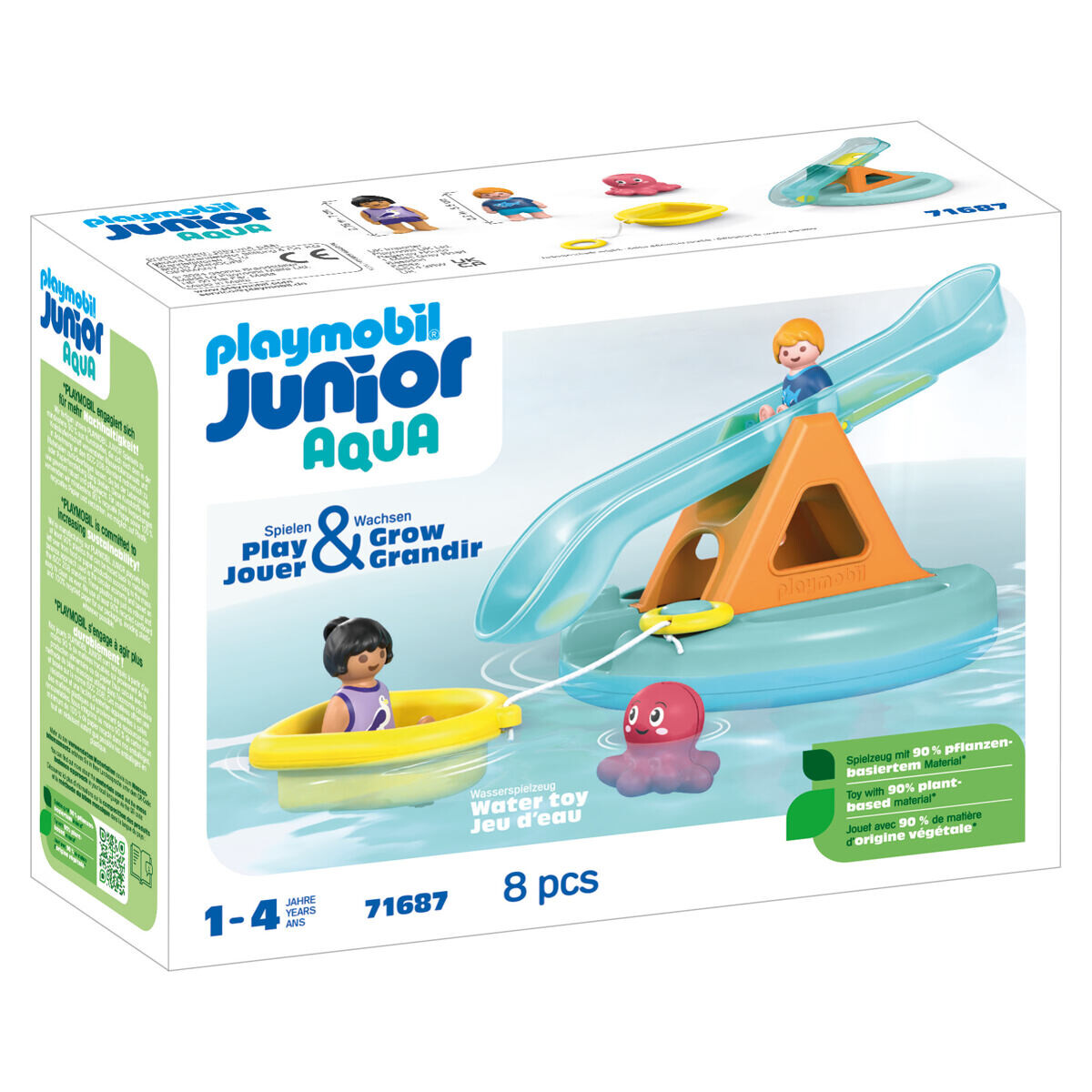 Playmobil Junior Aqua: Koupací ostrov se skluzavkou