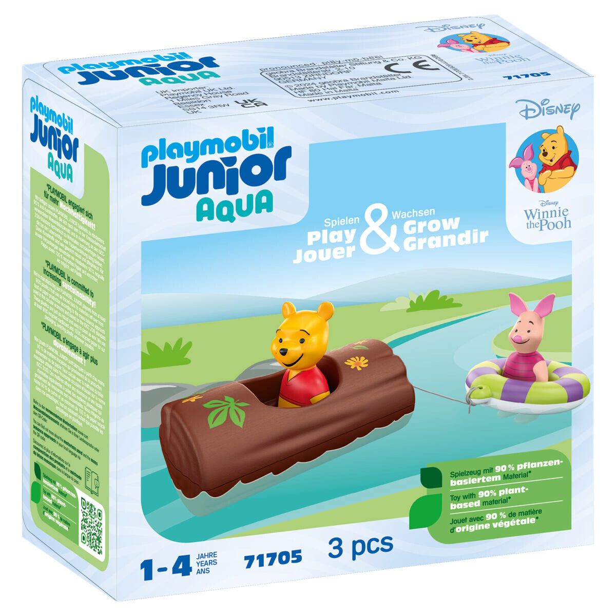 Playmobil Junior & Disney: Vodní dobrodružství Medvídka Pú a Prasátka