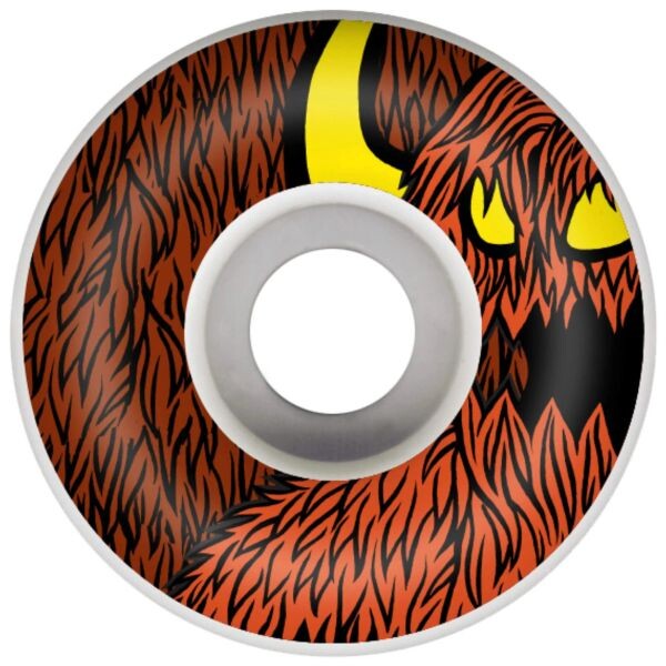 Sk8 Kola Toy Machine Furry Monster - Hnědá - 52Mm/100A