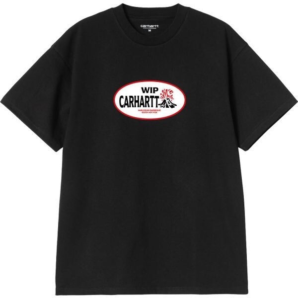 Triko Carhartt Wip Harlequin Bbq S/S - Černá - L