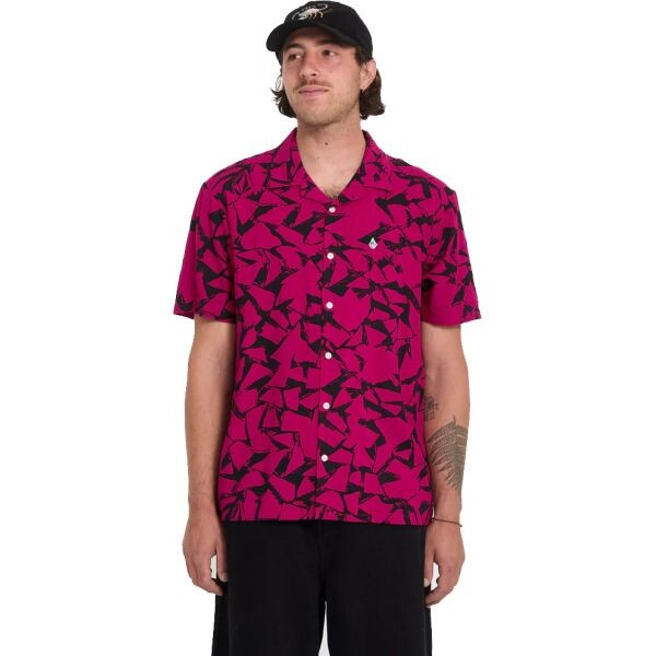 Košile Volcom Boldstone S/S - Růžová - L