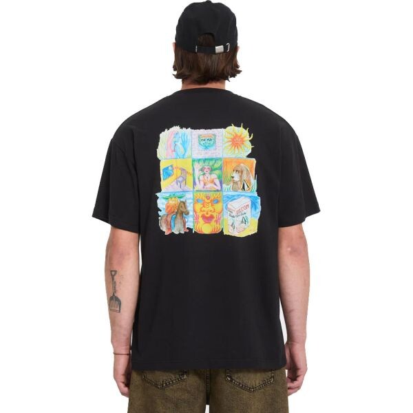 Triko Volcom Double Fantasy Lse S/S - Černá - L