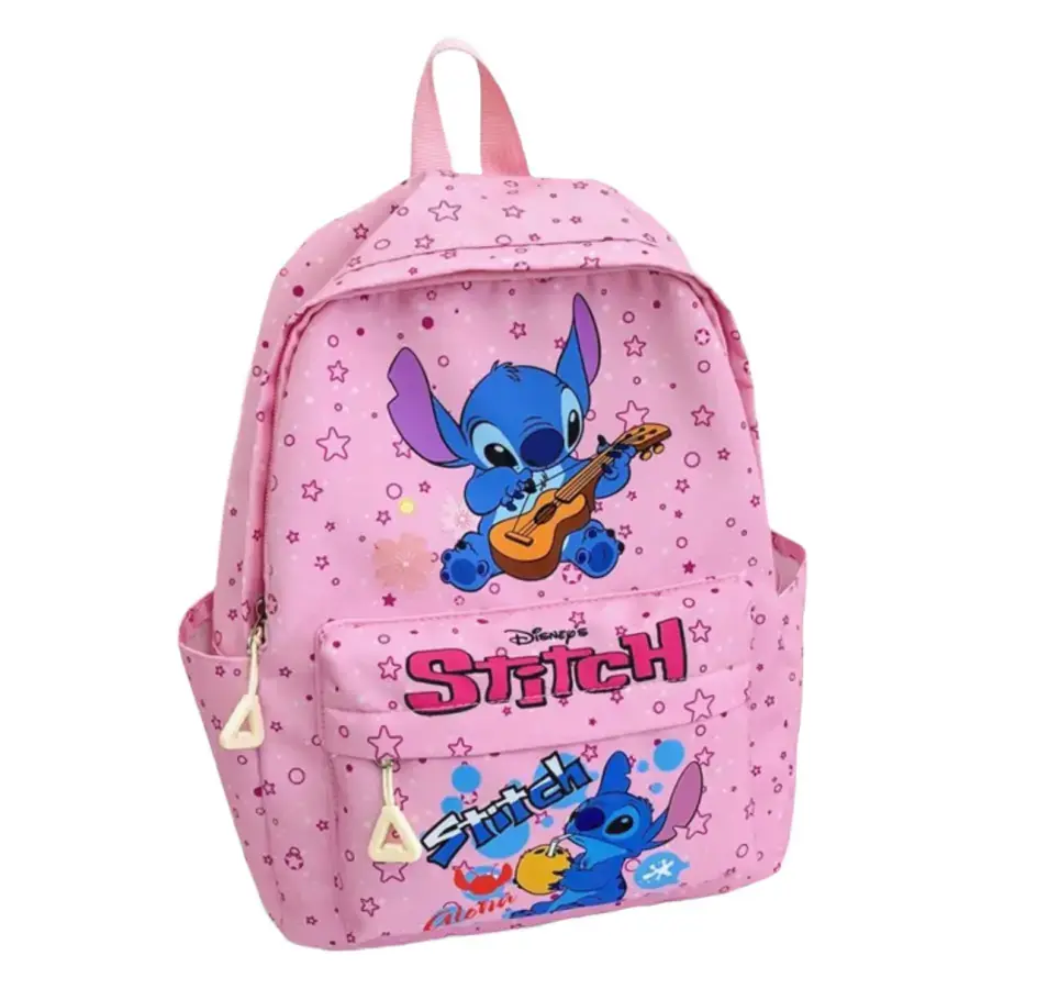 Bagito Dětský batoh Lilo a Stitch růžový CUTE DBBH2402