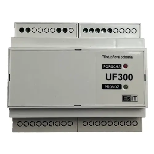 Třístupňová napěťová a frekvenční síťová ochrana FVE do 100kWp UF300