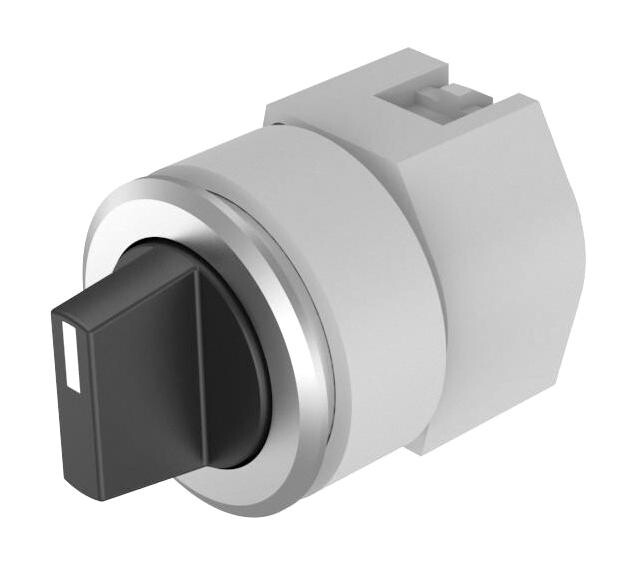 Eao 704.411.010 Actuator, Round, Black, Aluminium