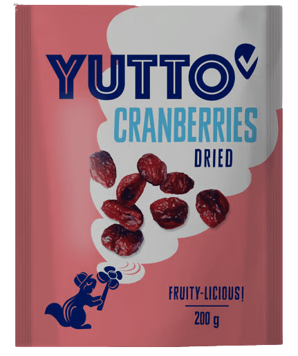 YUTTO Americká brusinka (Klikva velkoplodá) sušená 200 g