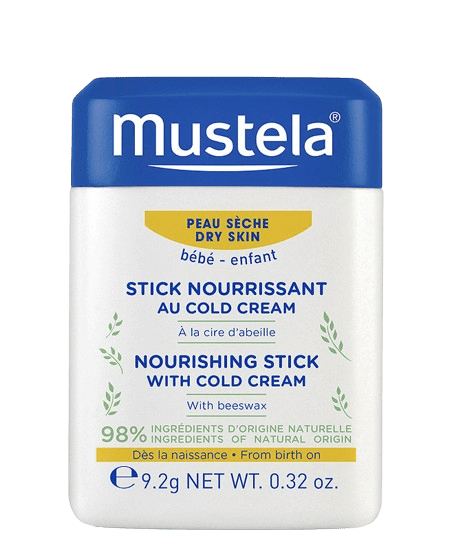 MUSTELA Vyživující tyčinka obohacená o cold cream na suchou pokožku 9.2 g