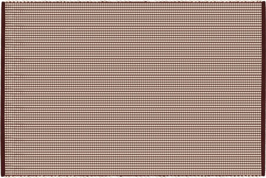 Vínový/v přírodní barvě ručně tkaný vlněný koberec 170x240 cm Talo – noo.ma