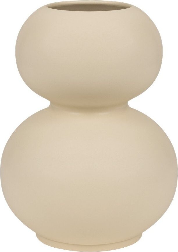 Béžová keramická váza (výška 36 cm) Tuga – noo.ma