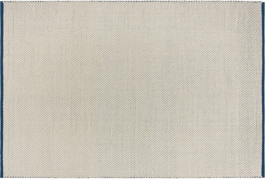 Modrý/béžový ručně tkaný vlněný koberec 200x300 cm Lenu – noo.ma