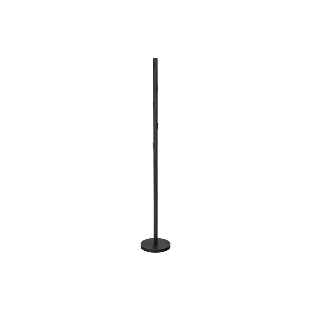 Černý kovový věšák ø 25x183 cm Yuko – noo.ma