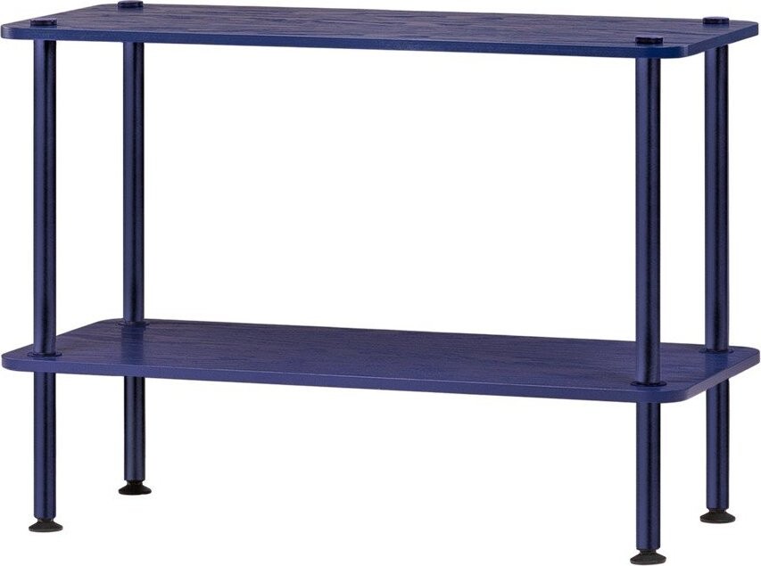 Modrý regál v dekoru dubu 80x54,5x35 cm Teidi – noo.ma