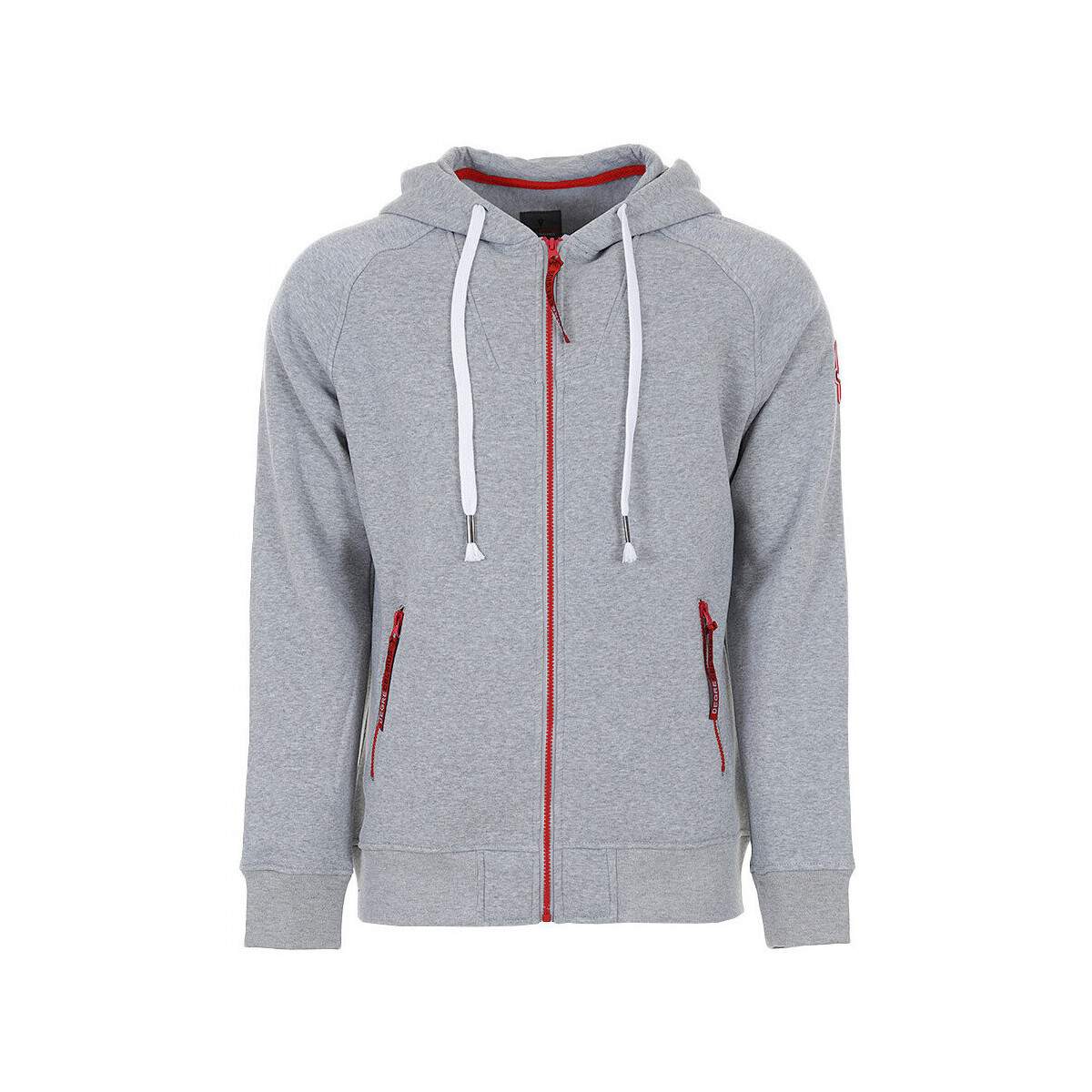 Degré Celsius  Sweat zippé à capuche homme CAUVY  Šedá