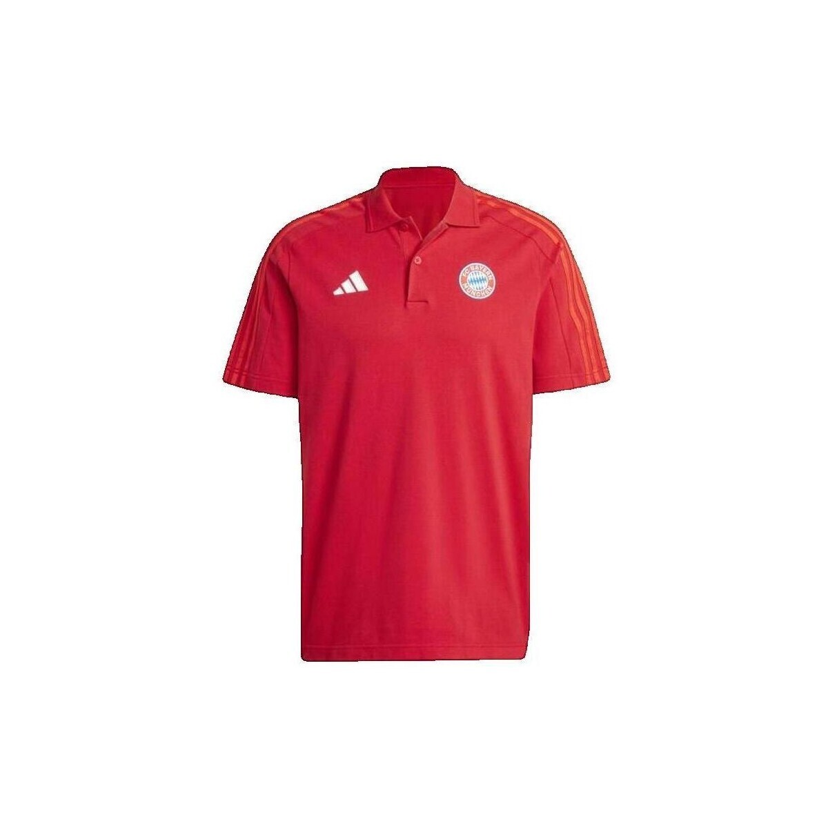adidas  Polo  Bayern Munich Dna manches courtes rouge  Červená