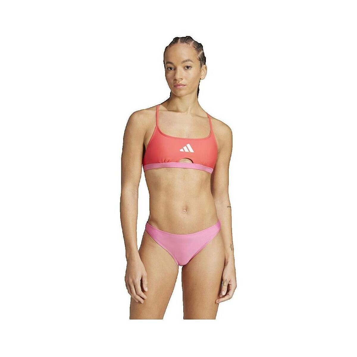 adidas  Maillot de bain 2 pièces  colorblock rose  Růžová