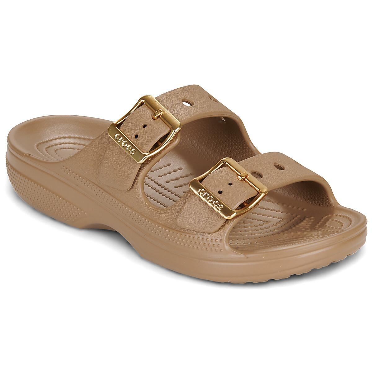 Crocs  SATURDAY METALLIC BUCKLE SANDAL W  Béžová