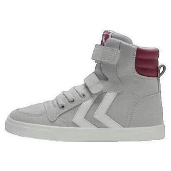 hummel  Baskets  Slimmer Stadil High Jr gris clair  Šedá