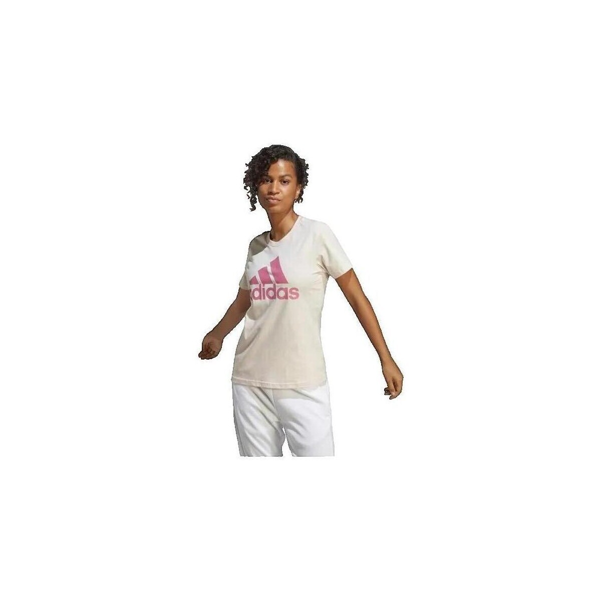adidas  T-shirt  Big Logo Tee W  Růžová