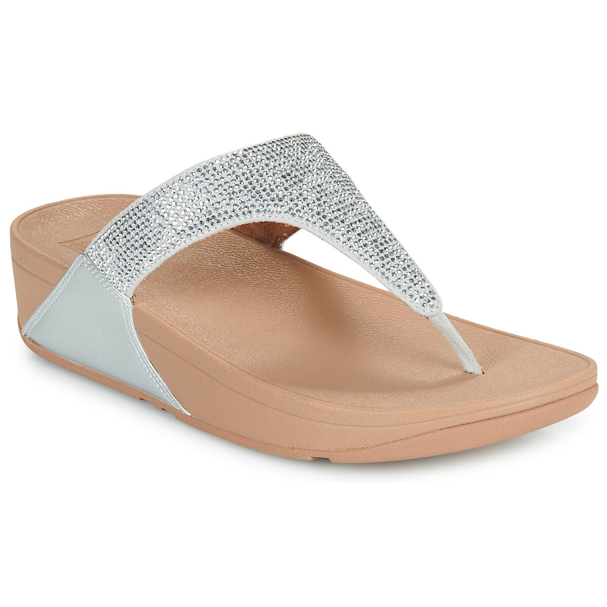 FitFlop  LULU CRYSTAL EMBELLISHED  Stříbrná