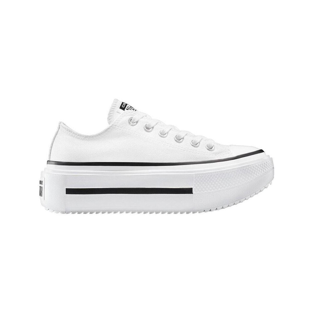 Converse  Baskets  Chuck Taylor All Star Lift Double Stack Blanc  Bílá