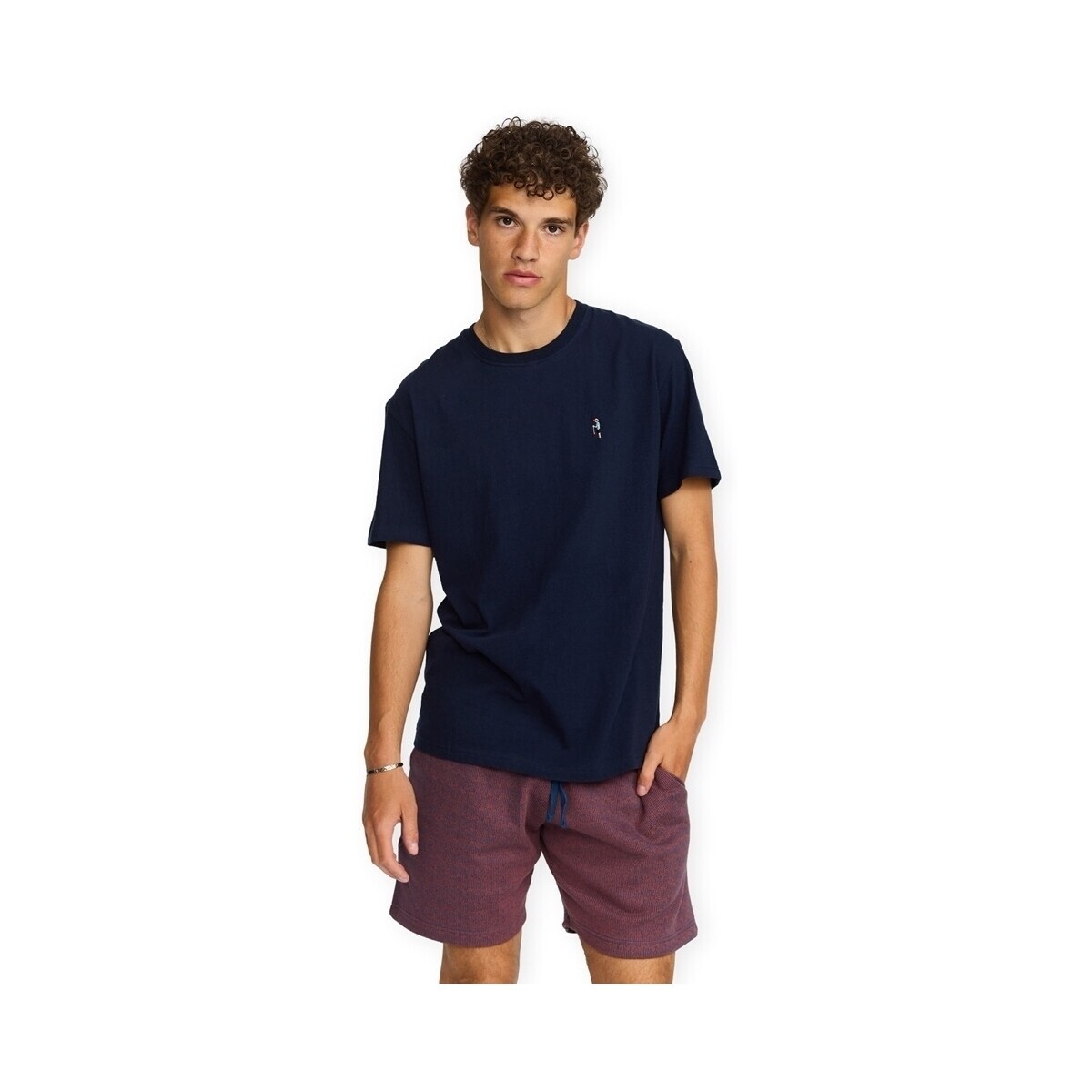 Revolution  Application T-Shirt 1450 YOY - Navy Mel  Modrá