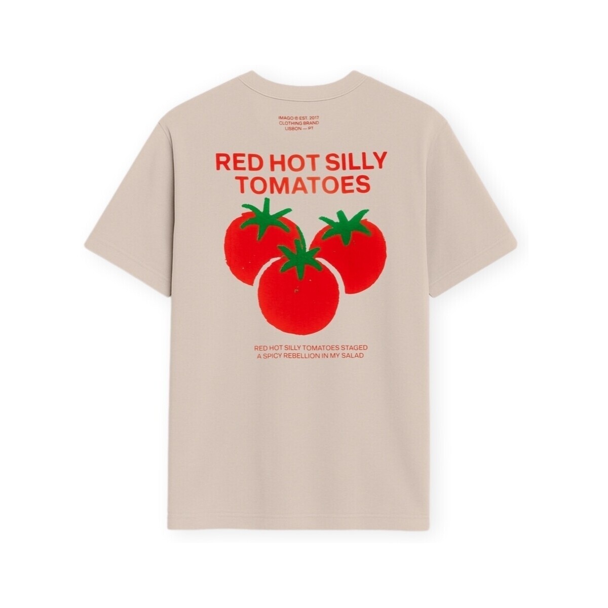 Imago  T-Shirt Tomatoes - Beige  Modrá