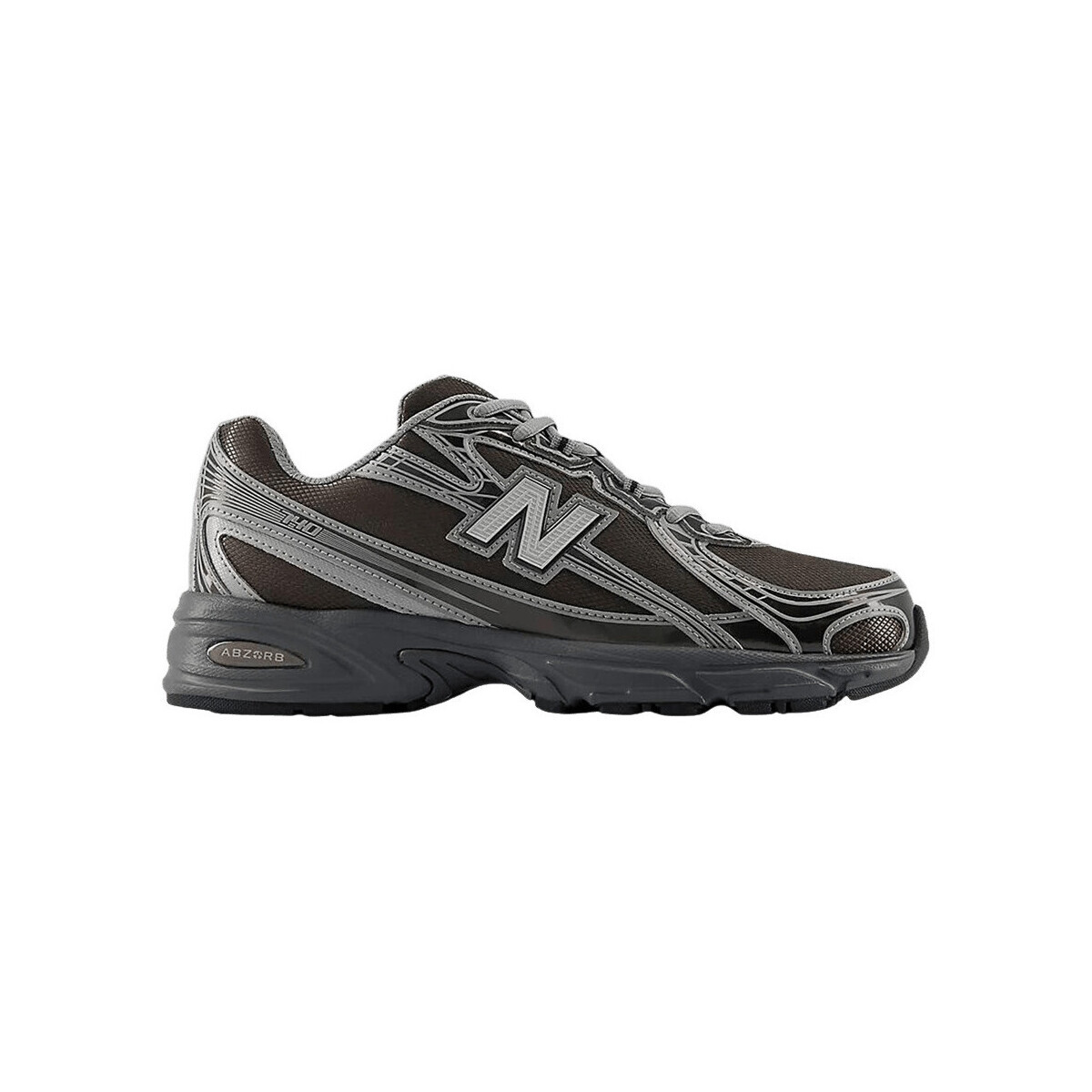 New Balance  740 Black Metallic  Černá