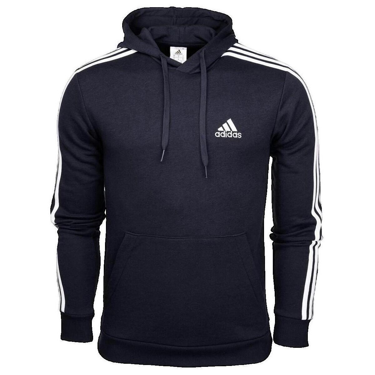 adidas  Sweat à capuche  Essentials French Terry 3-Stripes  Modrá