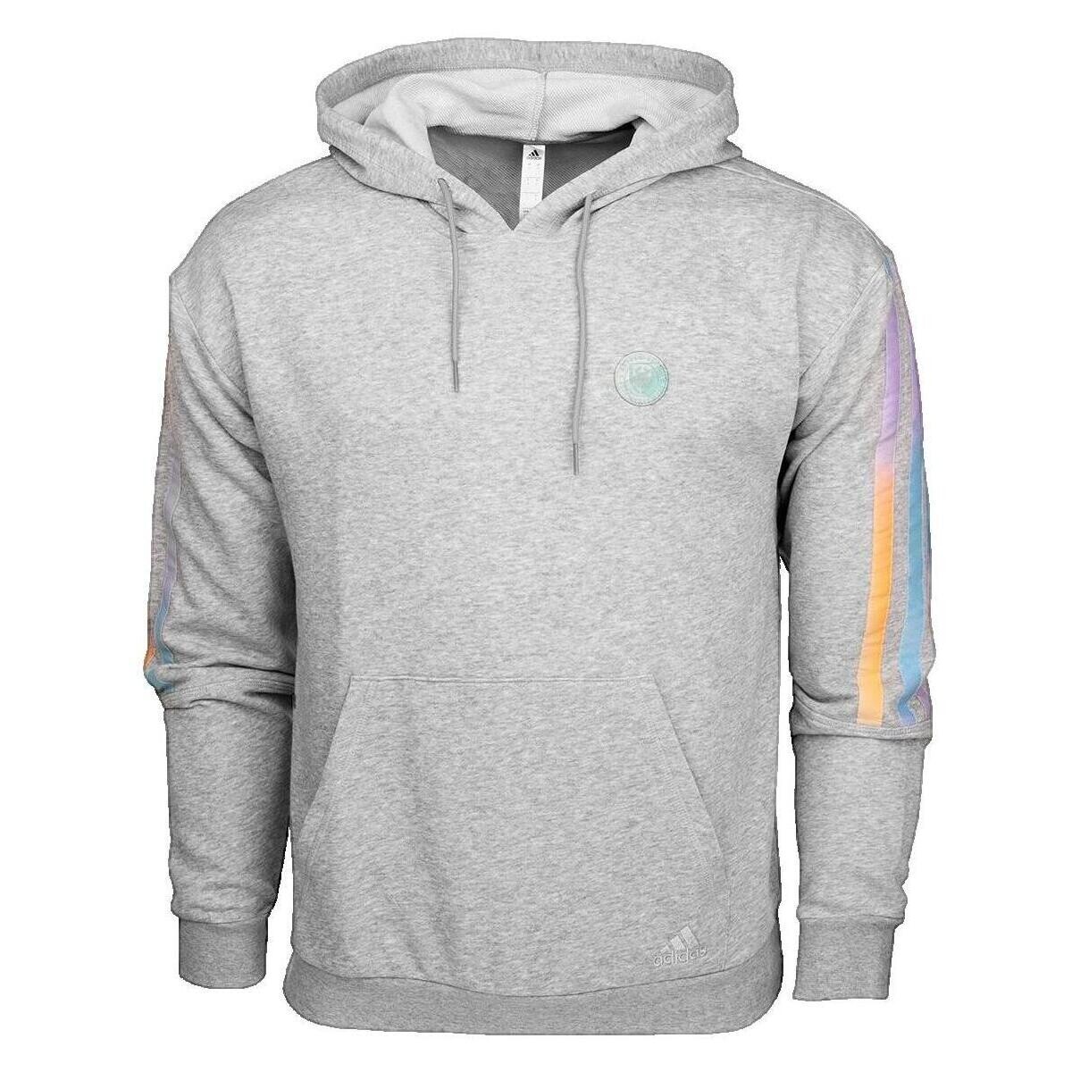 adidas  Sweat à capuche  Donovan Mitchell gris  Šedá