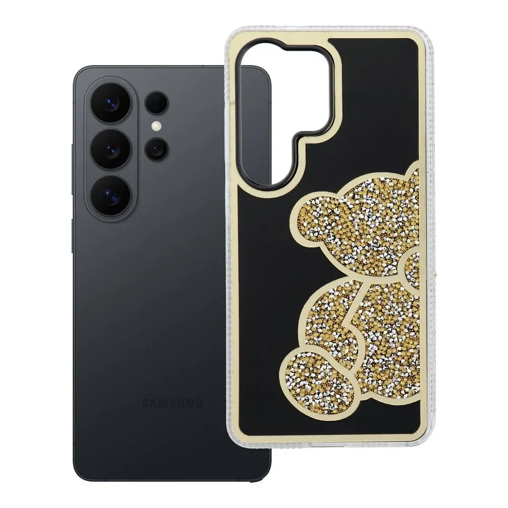 Zadní kryt TEDDY BEAR Case pro Samsung Galaxy S26 Ultra, zlatá