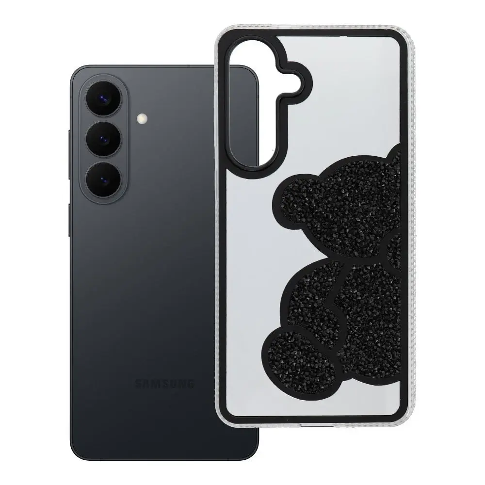 Zadní kryt TEDDY BEAR Case pro Samsung Galaxy S26+, černá
