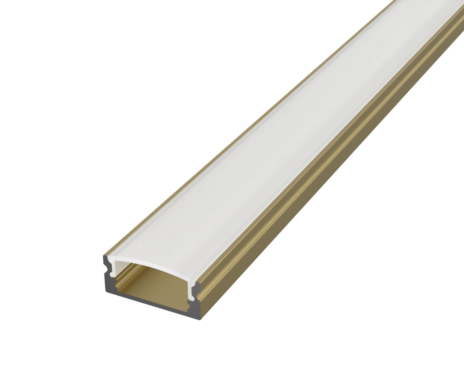 LED Solution Nástěnný profil pro LED pásky N20 champagne Vyberte variantu a délku: Profil bez difuzoru 1m LP101CH-1M