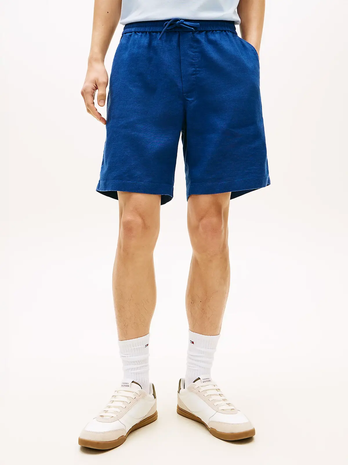 Tommy Hilfiger pánské modré kraťasy MW0MW44353C3I 30
