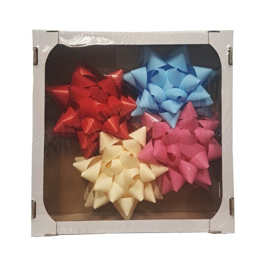 Zet servis Rozeta JUMBO - 26 cm - světlý mix - 4 ks - 26669