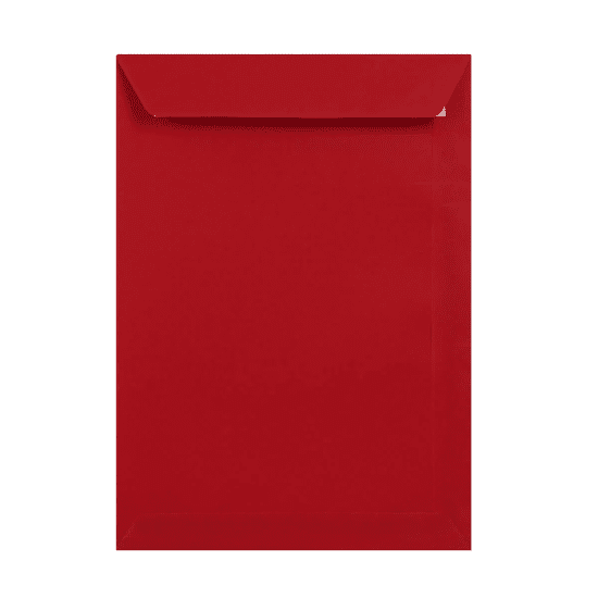 Envelopes Ltd. Barevná obálka C4 - tm. červená - LCC4DR
