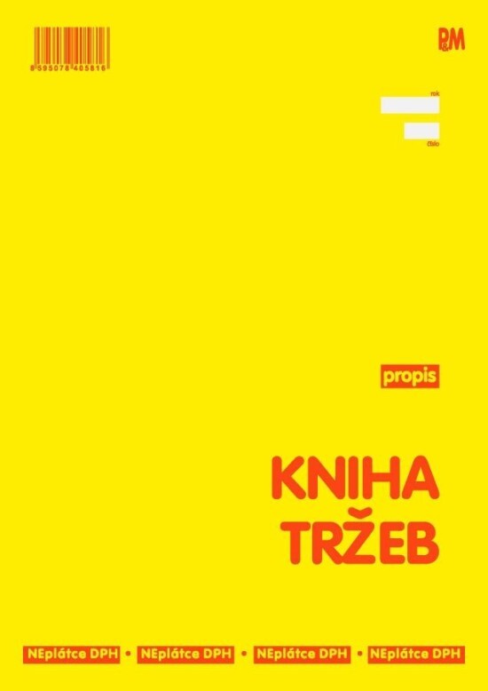 P&M Kniha tržeb neplátce A4 - 581