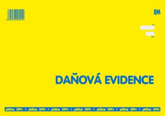 P&M Daňová evidence plátce A4 - 1