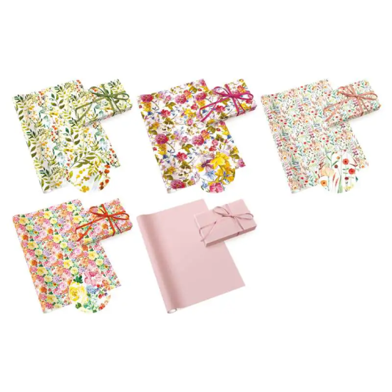 PAW Balicí papír PAW - Květy - 0,7 x 2 m - AGP100340