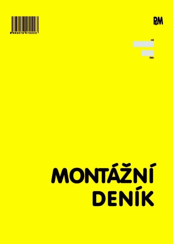 P&M Stavební a montážní deník - 1022
