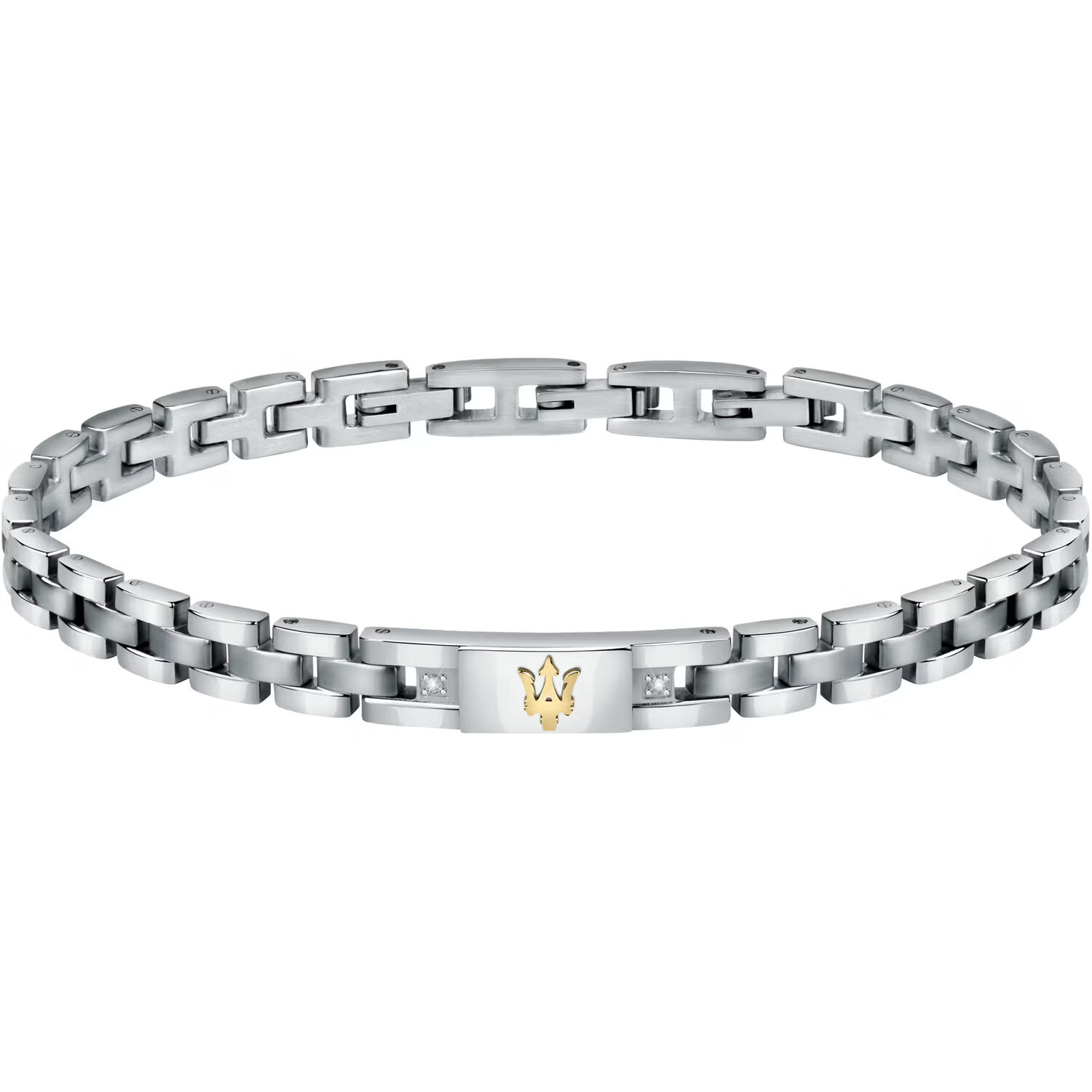 Maserati Pánský ocelový náramek Diamonds JM221ATY04