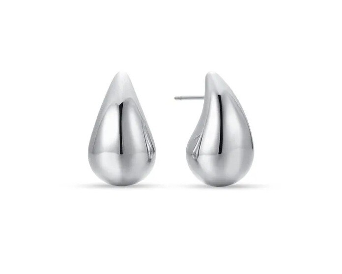 Luca Barra Ocelové náušnice Tear Drop OK1369