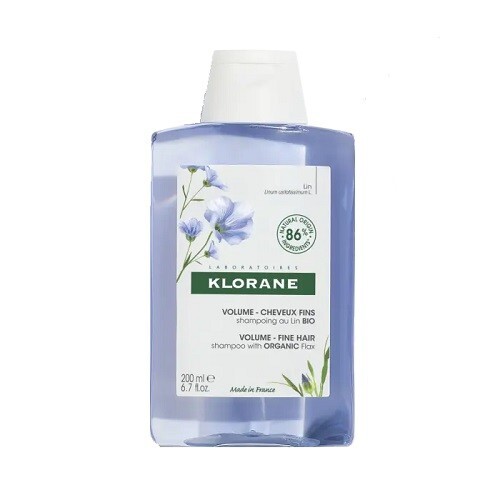Klorane Šampon pro objem jemných vlasů Bio Len (Volume Shampoo) 400 ml