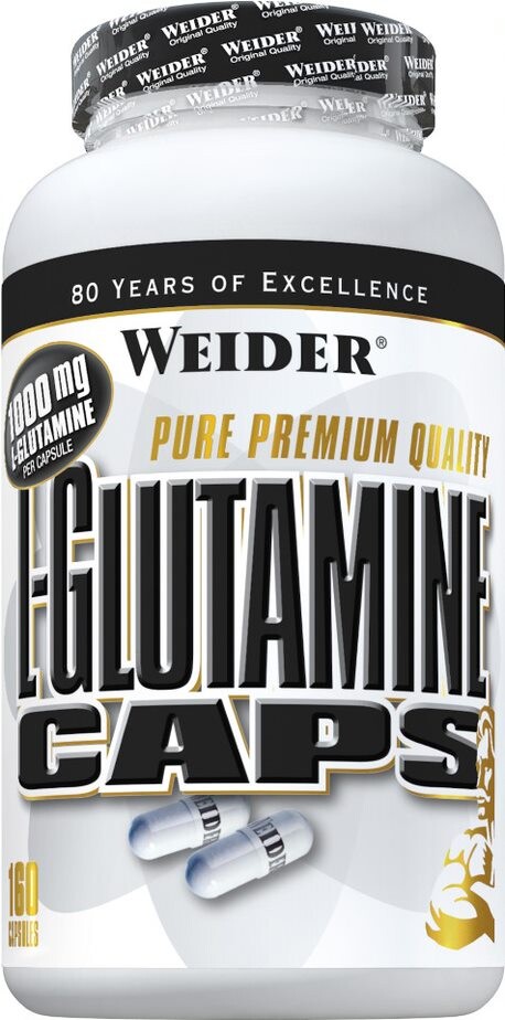 Weider, L-Glutamine Caps, 160 kps