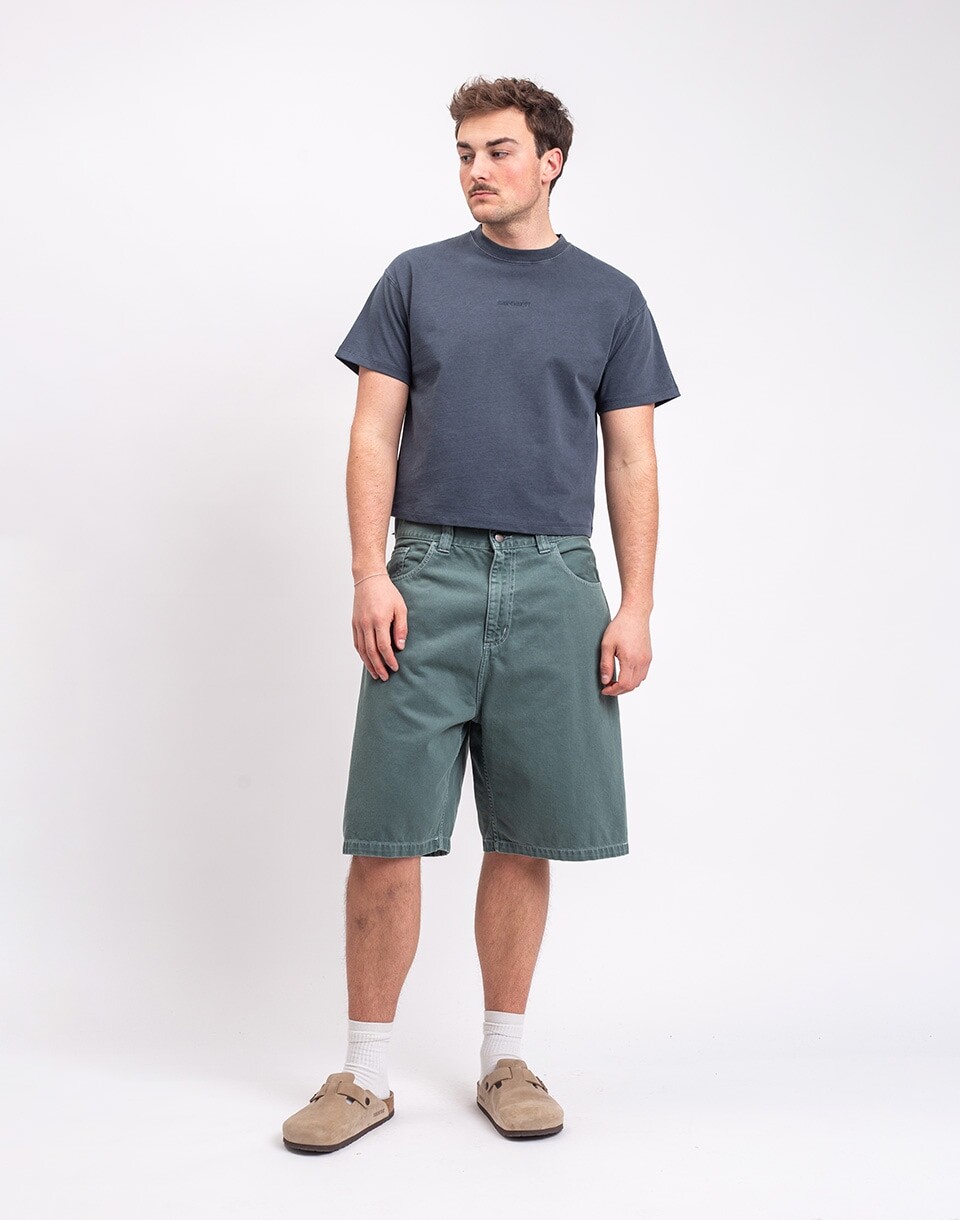 Carhartt WIP Brandon Short Velvet Green stone dyed XS