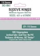 Sleeve Kings Sleeve Kings obaly 65x65mm (110 ks) - Medium Square