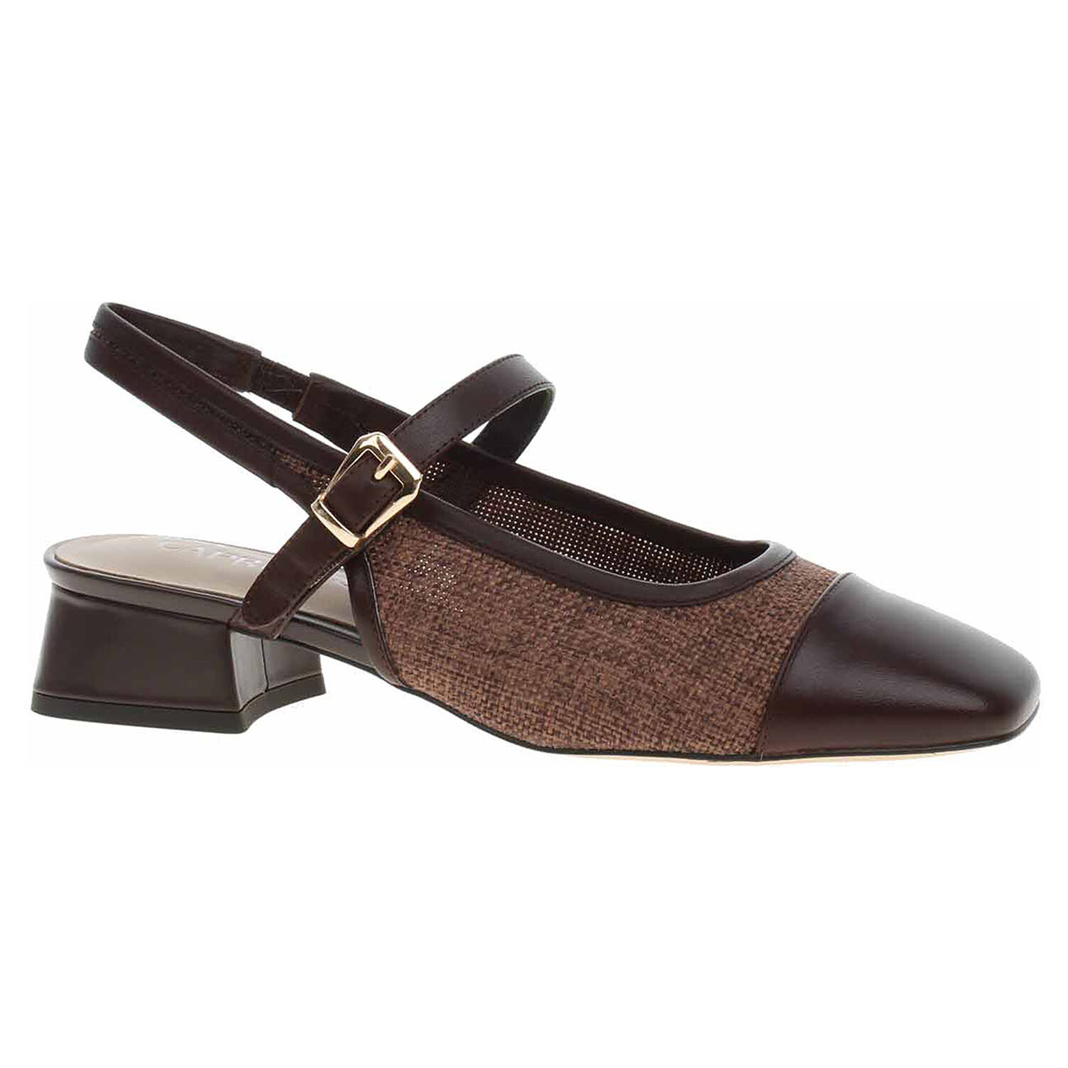 Ecco Dámské lodičky Caprice 9-29604-46 dk brown comb 22901832