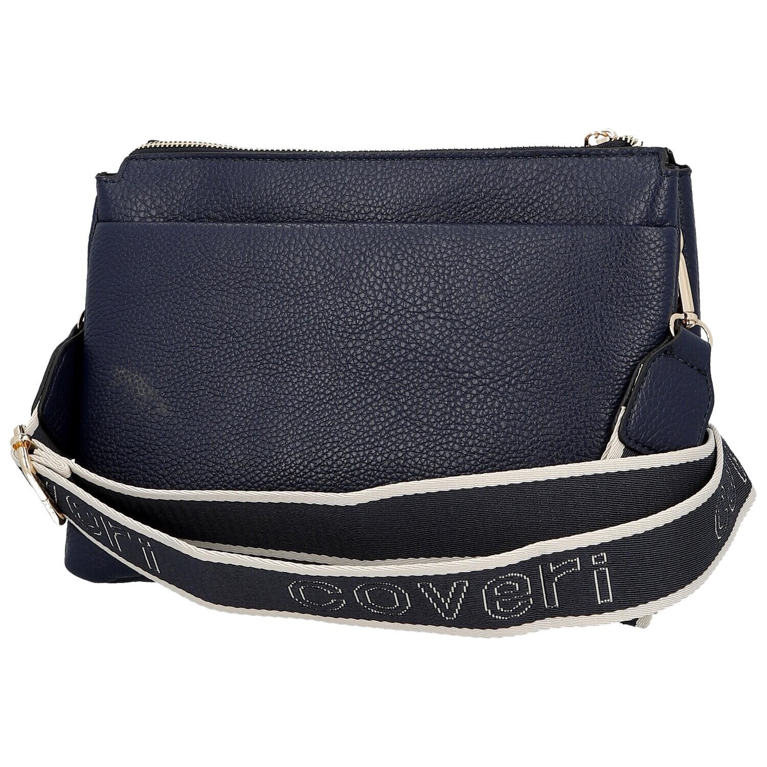 Trendy dámská koženková crossbody kabelka Anita, tmavě modrá