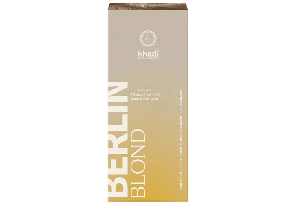 Khadi Rostlinná barva na vlasy BERLIN BLOND 100 g