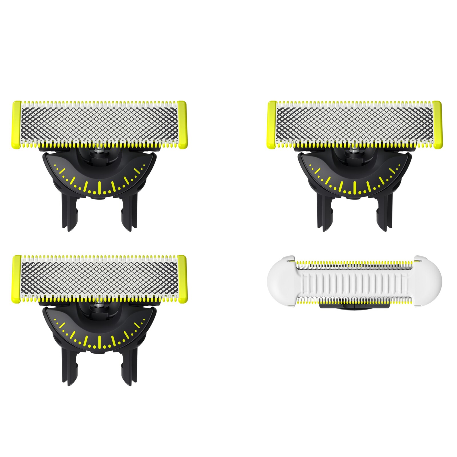 Philips OneBlade - Kombinovaná Sada: 3x360 + 1x Břit SkinProtect - QP949/50
