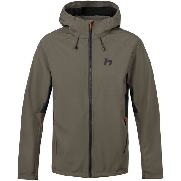Hannah ARCAN HOODY Pánská softshellová bunda, tmavě šedá, velikost